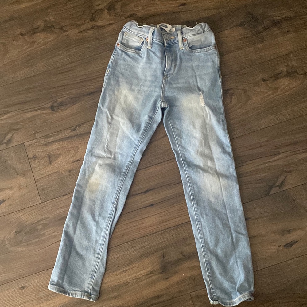 Old navy skinny jeans light wash size 10 with built in flex